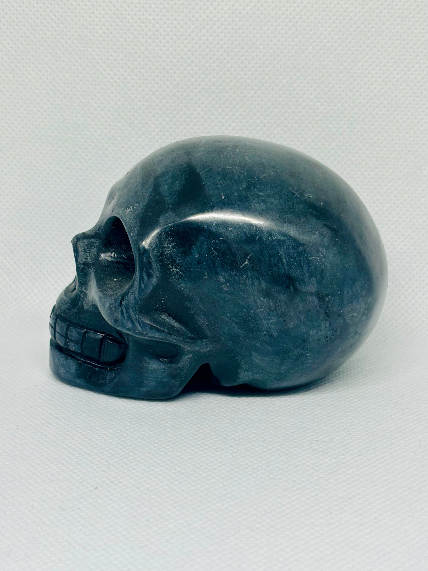 Carved Crystal Skull 1.1lb #BO