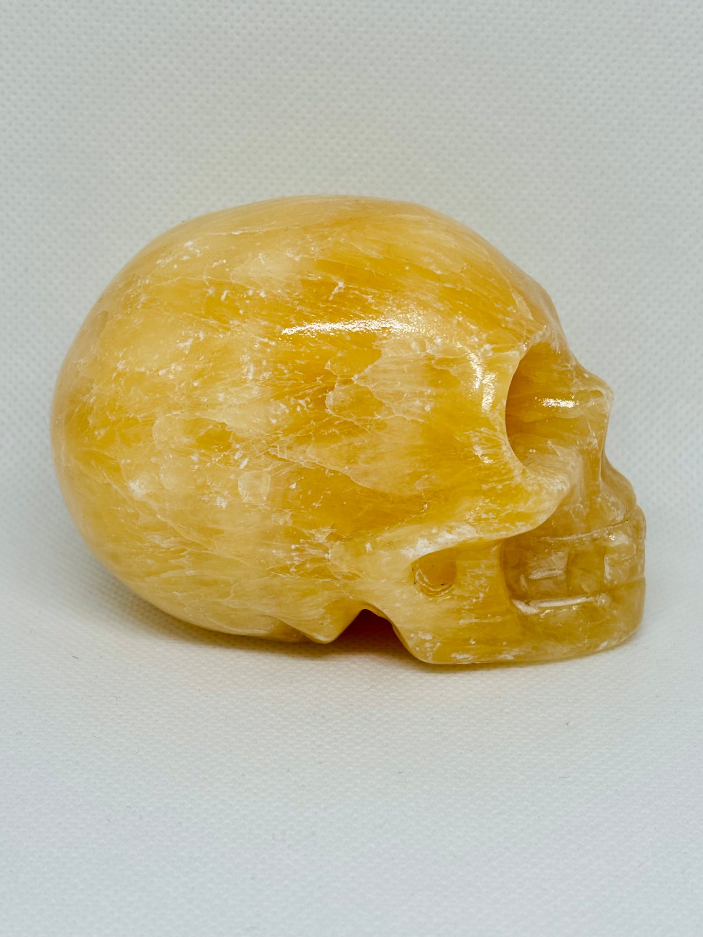 Carved Crystal Skull 1.1lb #OC