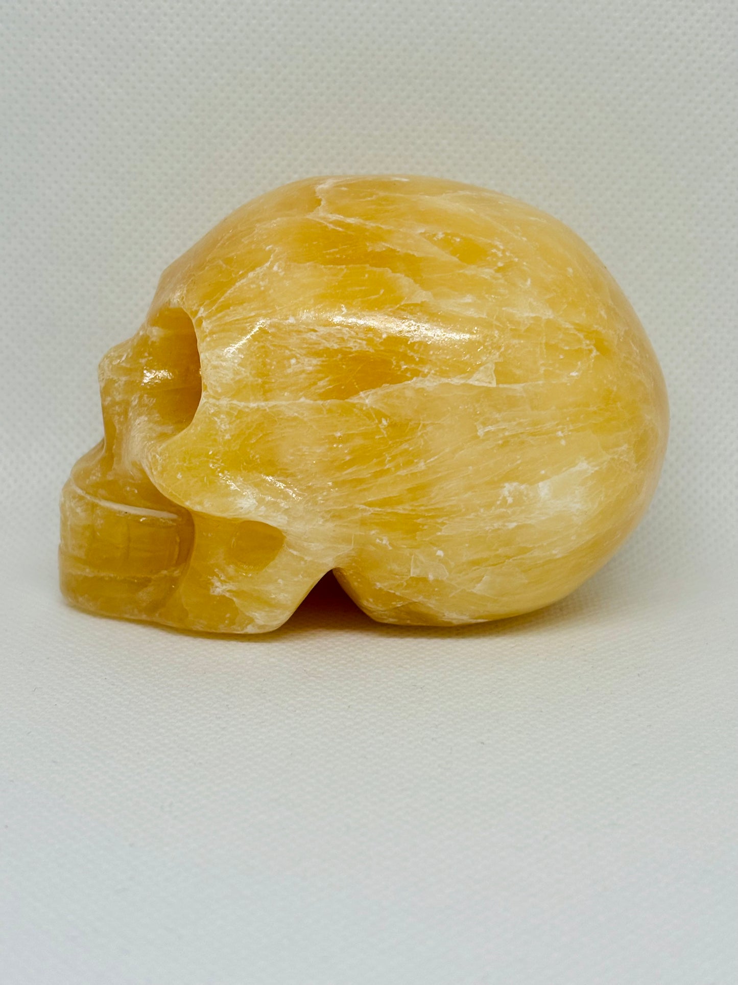 Carved Crystal Skull 1.1lb #OC