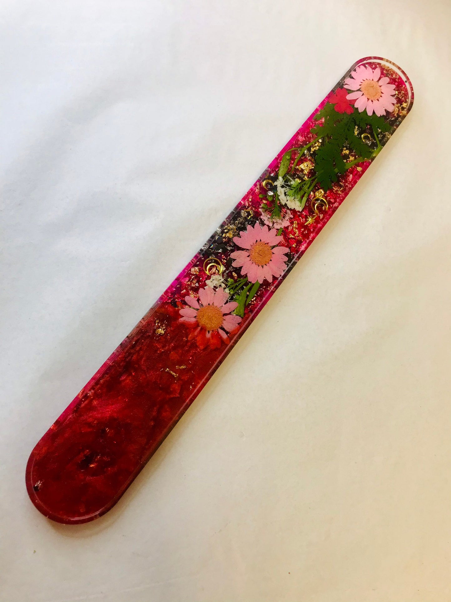 Lunar Incense Stick Burner, Floral Moon Resin Stick Burner - Custom / Made to Order