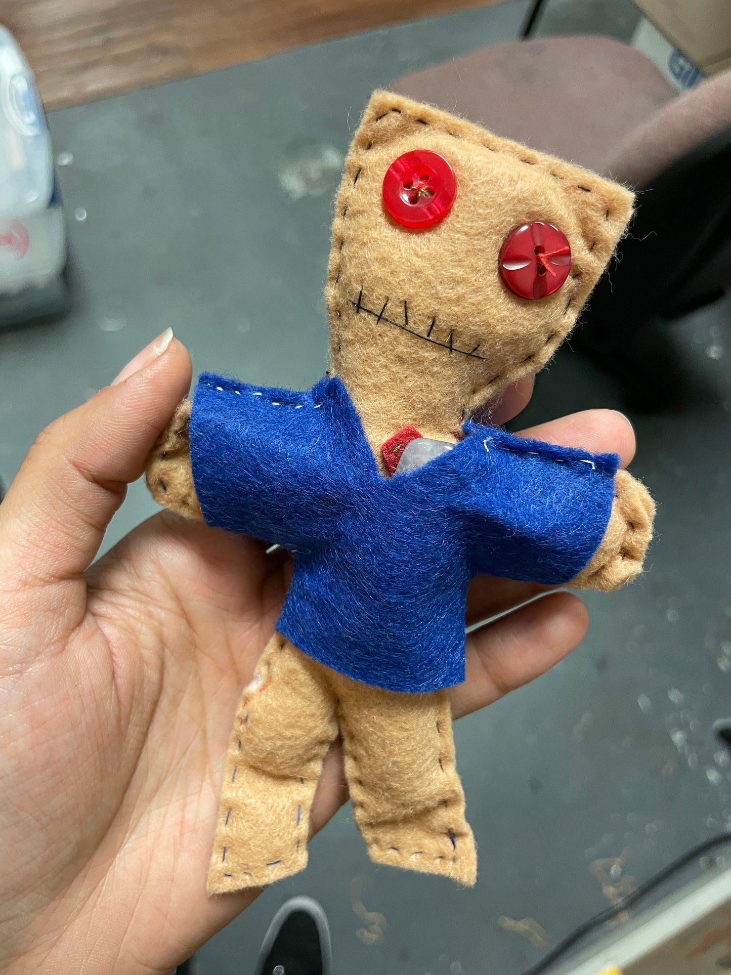 DIY Voodoo Doll Making Kit, Voodoo Doll, Spirit Doll, Tan