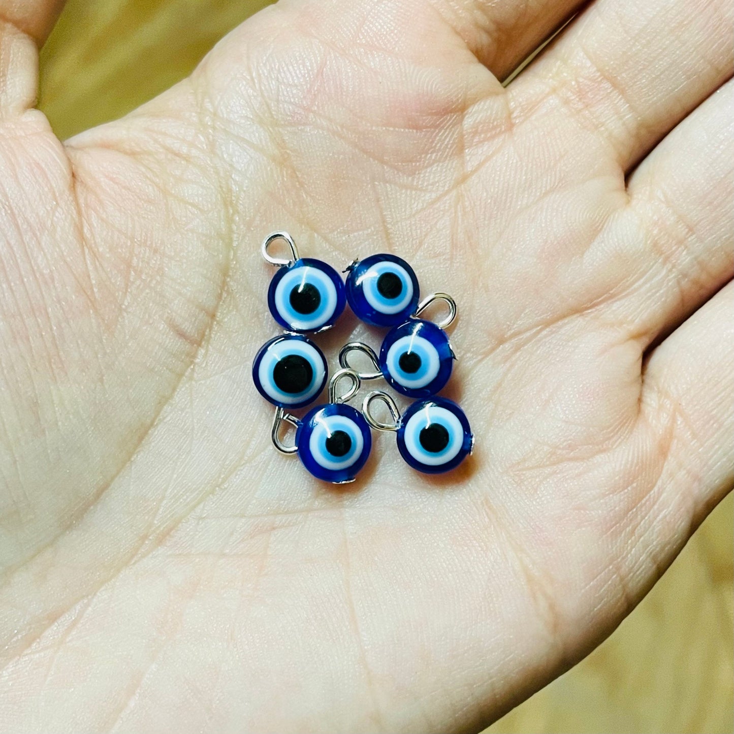 20 Evil Eye Bead Charms