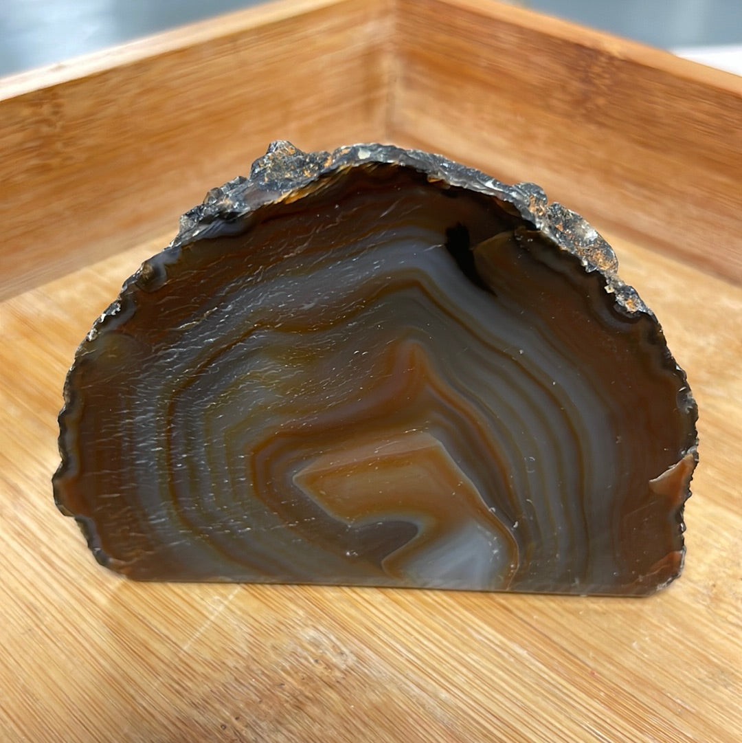 Agate Geode Slice 036