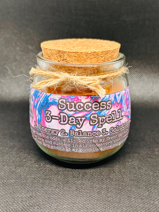 Success 3-Day Spell Intention Candle