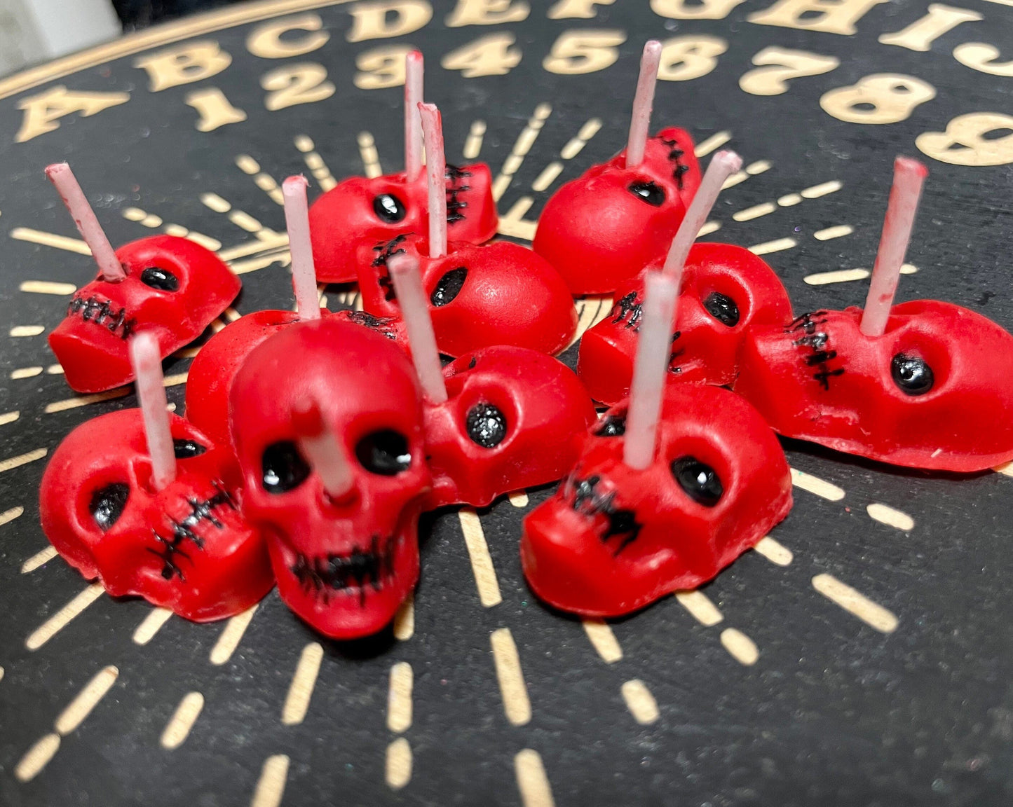 Red Skull Candle, Domination Spell, Mini Skull Candles, Ritual Candles, Fast Burn Time