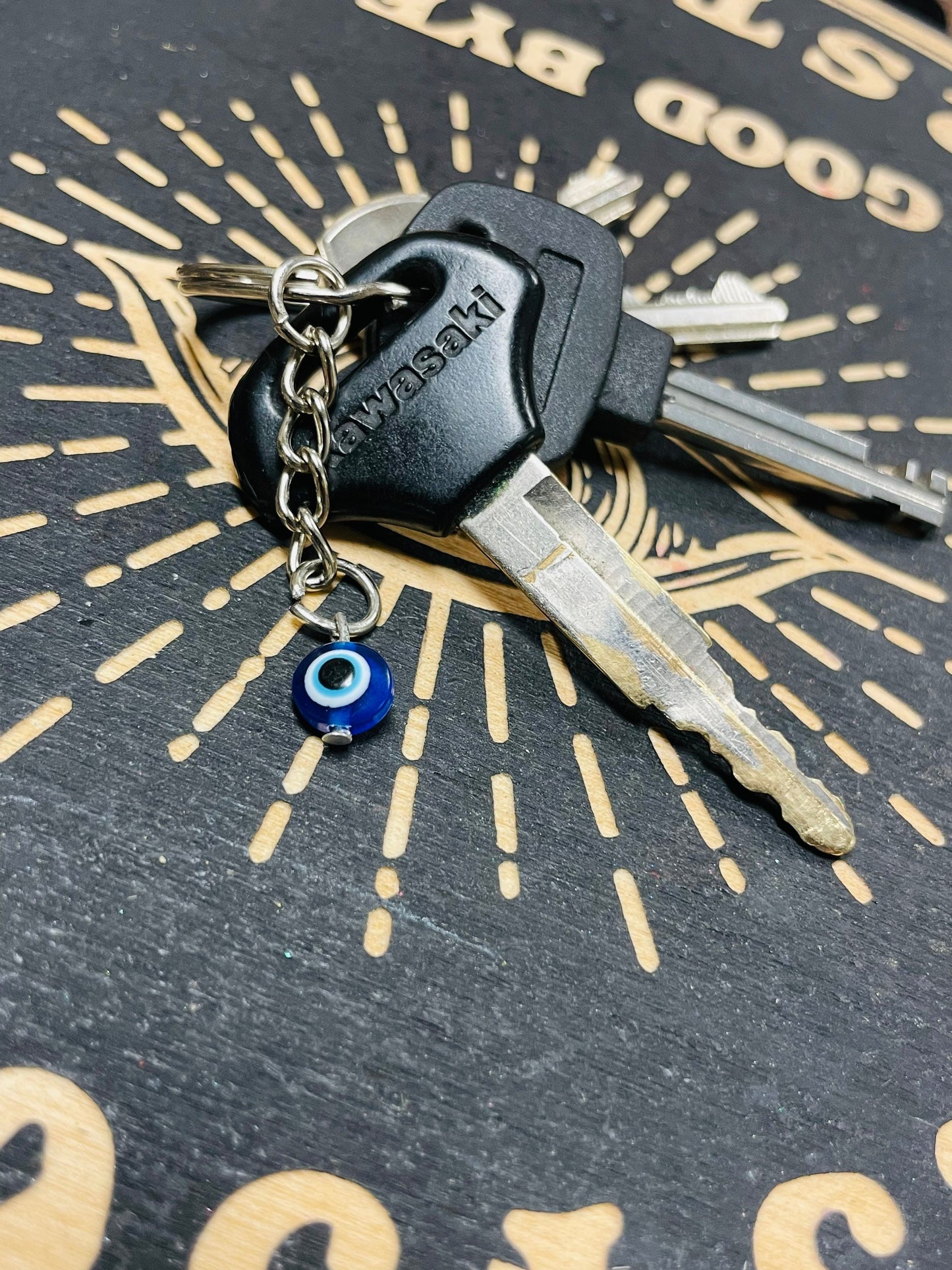 Evil Eye Protection Keychain, Discreet Protection, Protection Charm, Key Ring