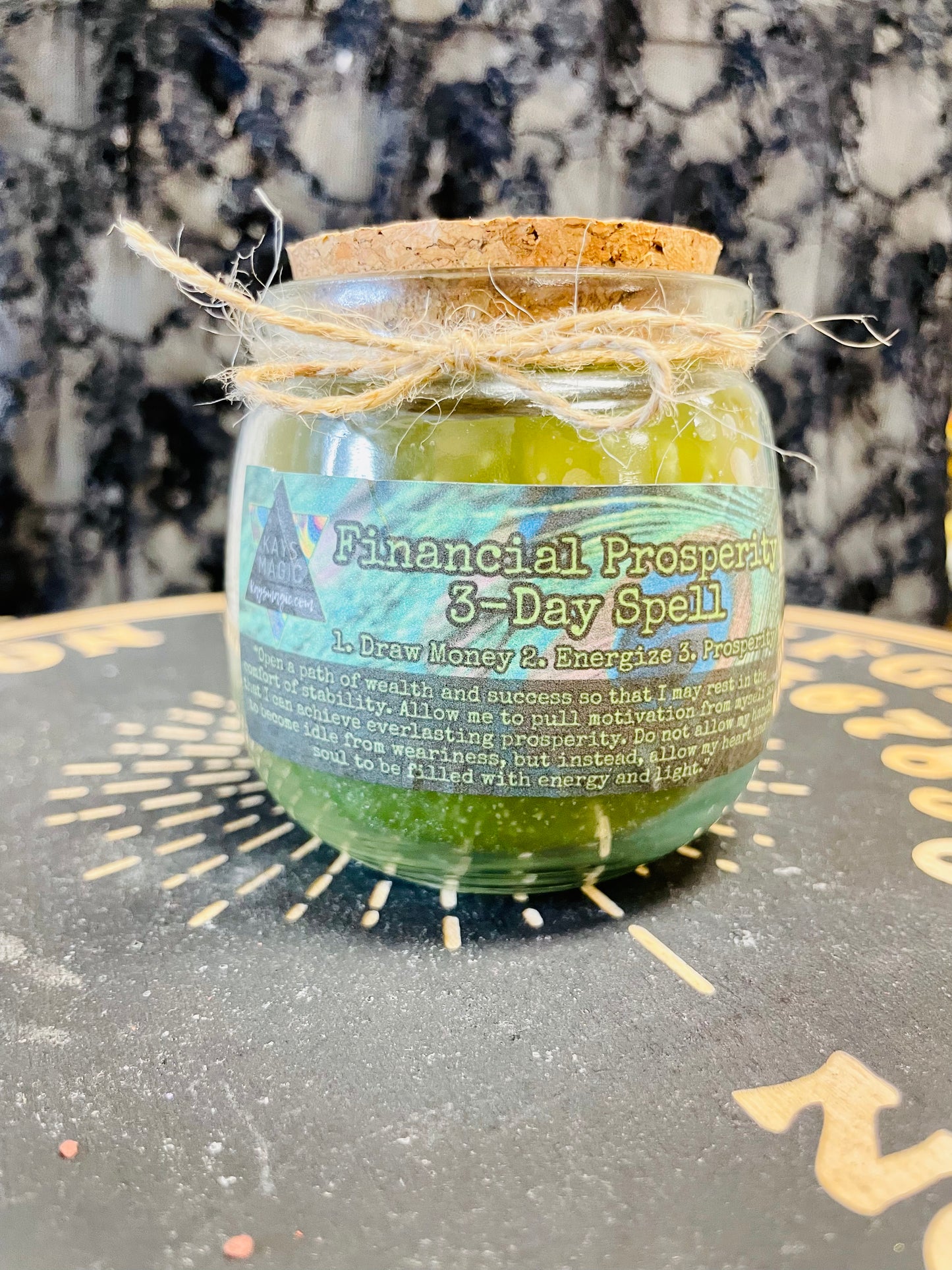 Financial Prosperity 3-Day Spell Intention Candle