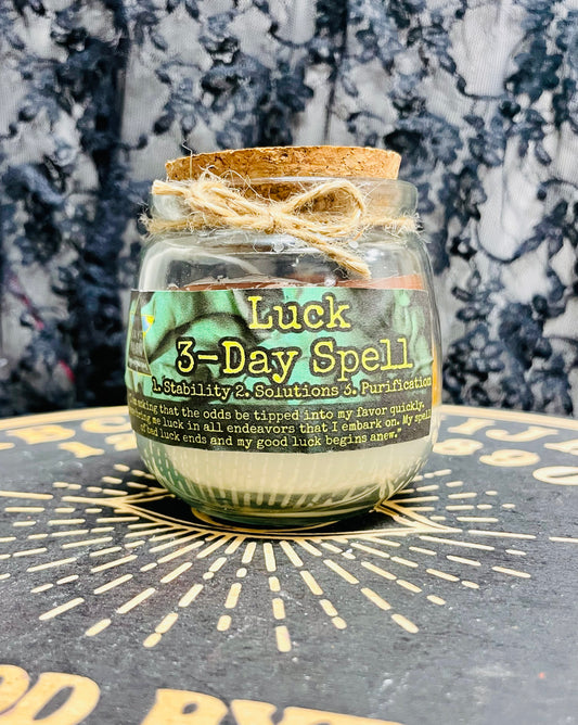 Luck 3-Day Spell Intention Candle