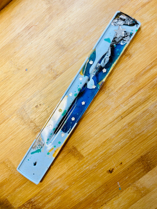 Multi-Color Silver Star Incense Stick Holder
