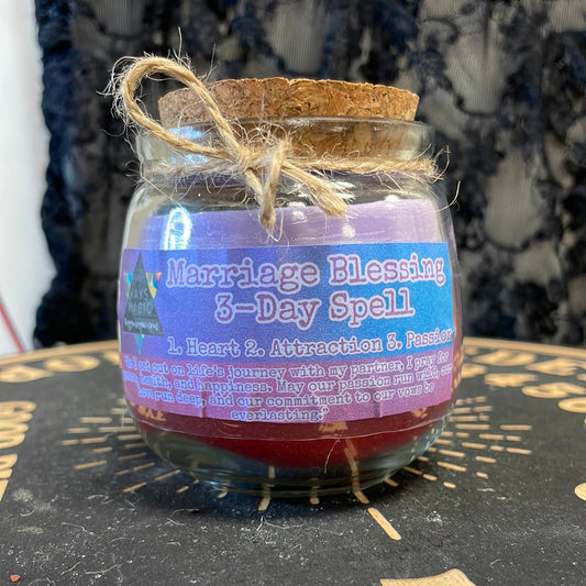 Marriage Blessing 3-Day Spell Intention Candle