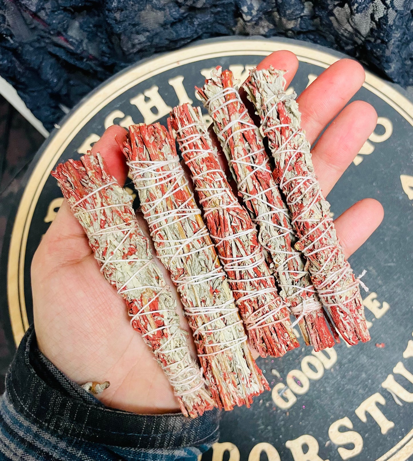 Dragons Blood Sage Smudge Stick 4in x .75in