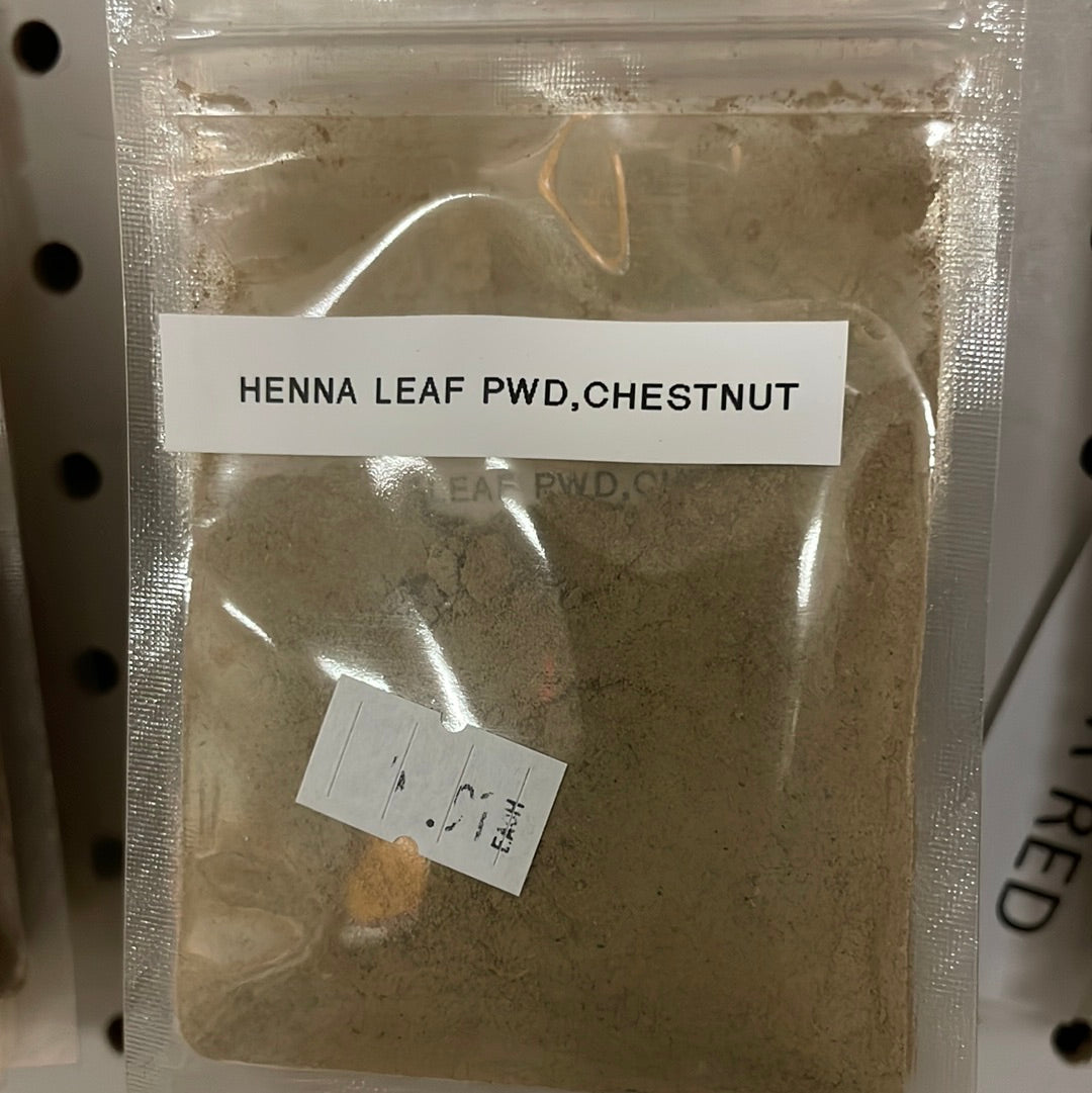 Henna Leaf Powder, Chestnut