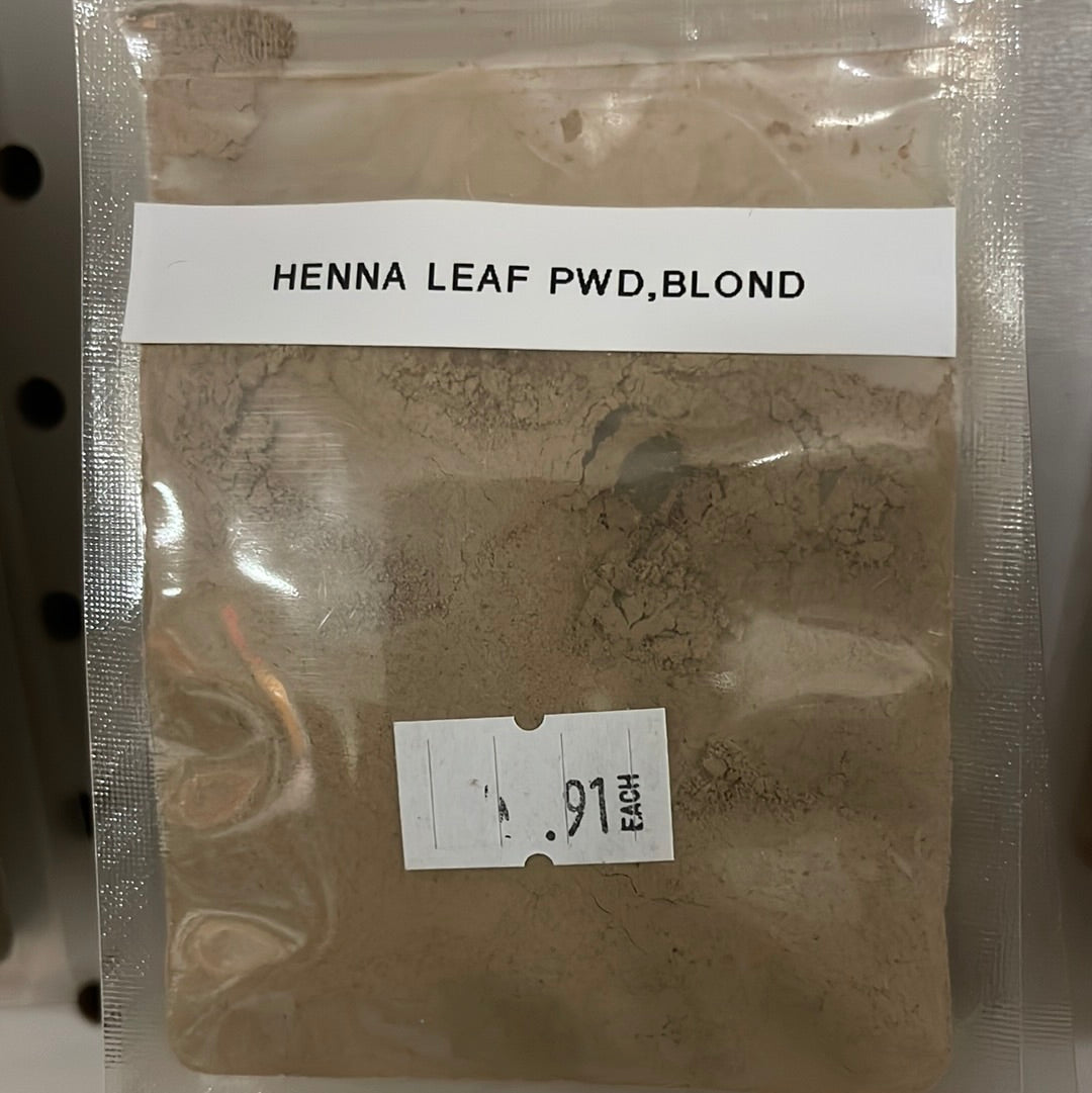 Henna Leaf Powder, Blonde