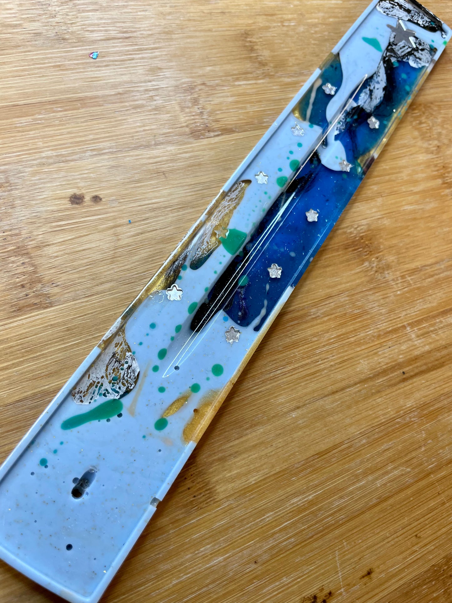 Multi-Color Silver Star Incense Stick Holder